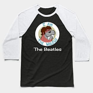 THE BEATLES I AM THE WALRUS CARTOON Baseball T-Shirt